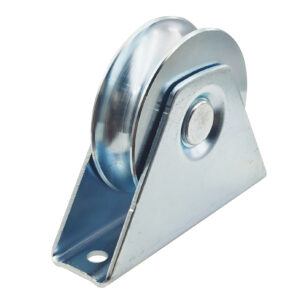 Sliding Gate Wheel with Exterior Bracket (Double Bearings, U groove) R10 88*25