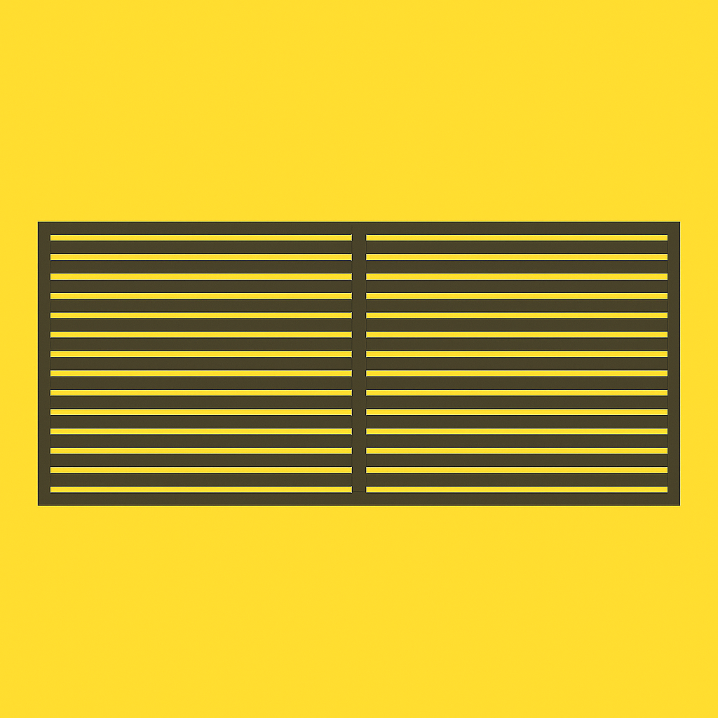 Sliding/ Single Swing Aluminium Gate Slat Driveway Gate - Image 3