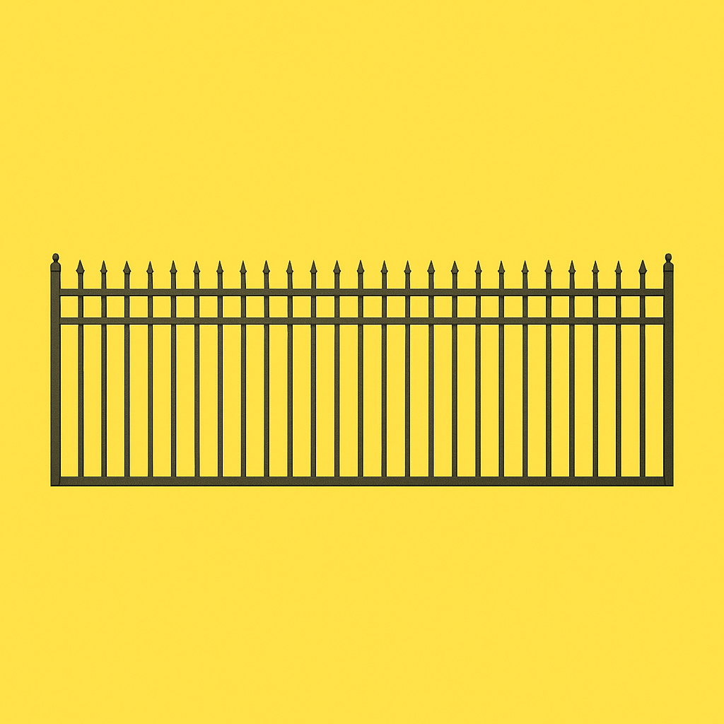 Aluminium Sliding/ Single Swing Gate spikes on top Driveway Gate - Image 2