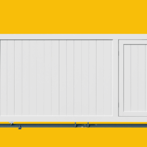 Tongue and Groove/ Full solid Sliding Driveway Gate